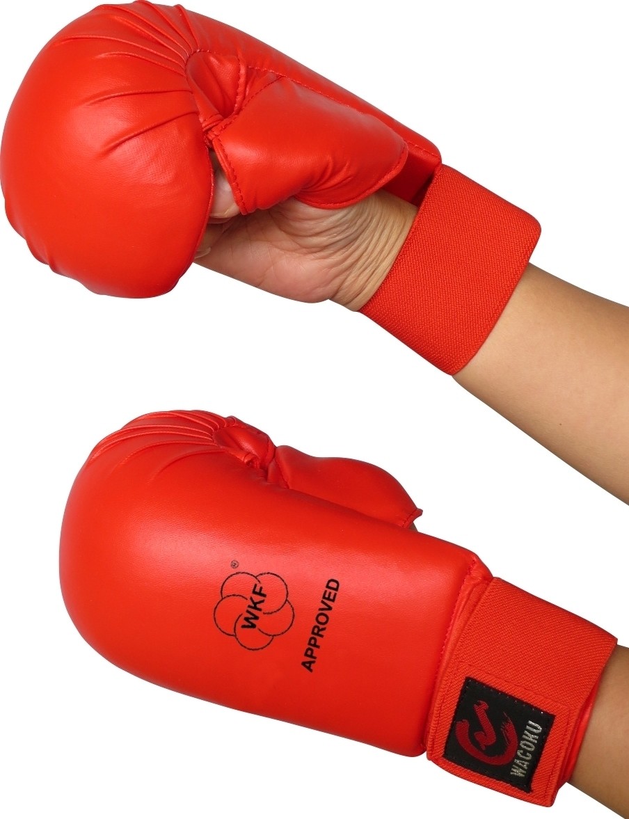  Wacoku WKF Approved Karate Gloves w/Thumb Protection