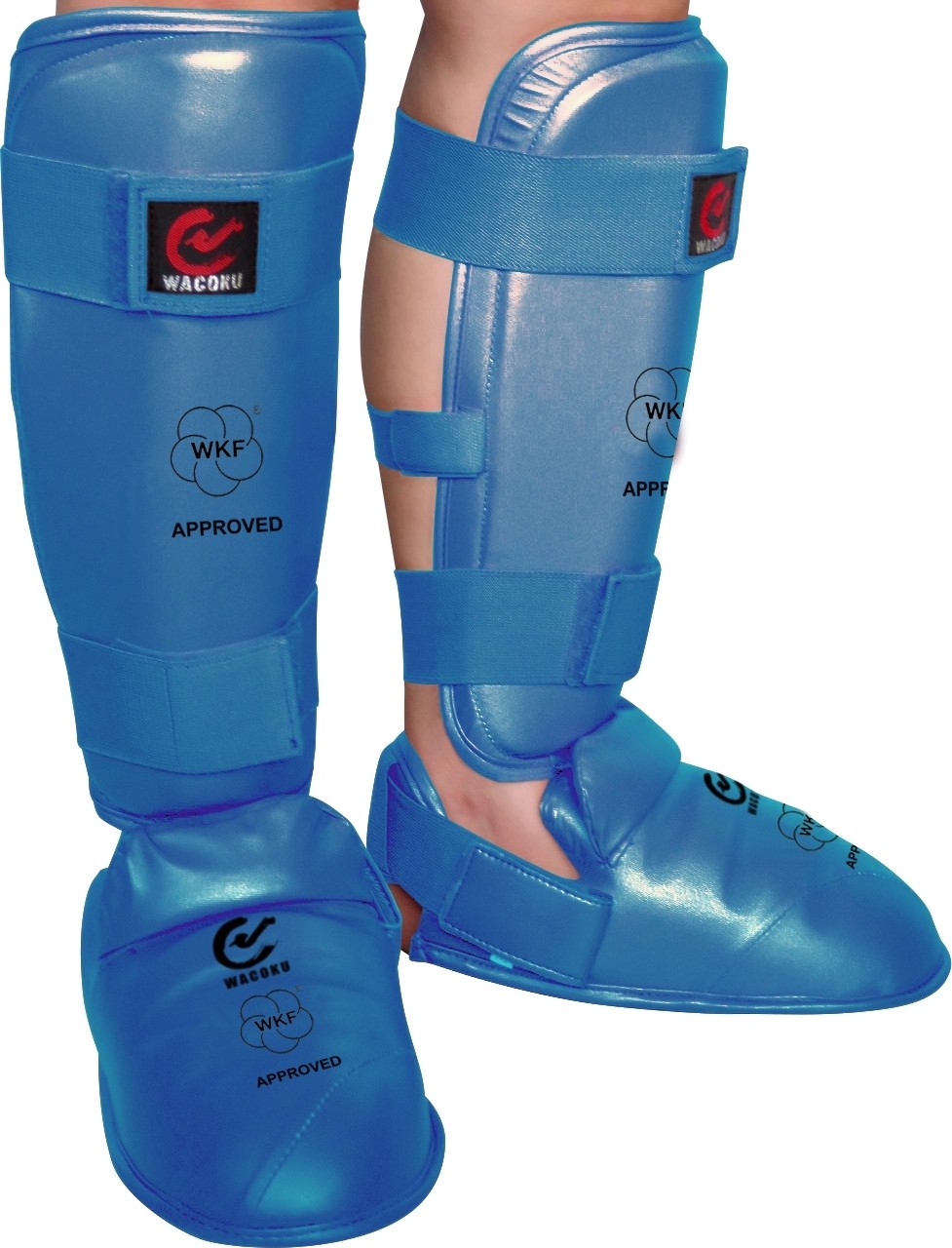Wacoku WKF Approved Karate Shin and Instep Guard